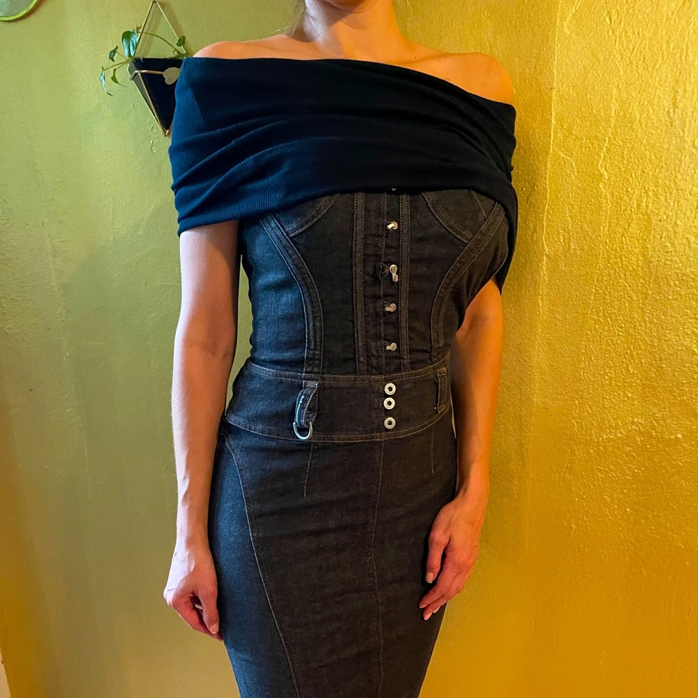 D & G Black Jean Dress